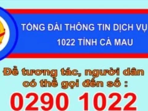 Cà Mau: Chấn chỉnh việc tiếp nhận cuộc gọi từ Tổng đài 1022