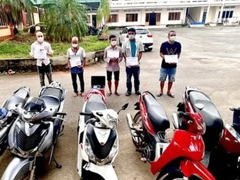 Đồng Nai: Khởi tố 6 đối tượng chuyên trộm xe máy
