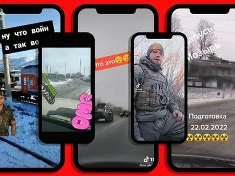 TikTok trở thành "chiến trường" trong xung đột Nga-Ukraine