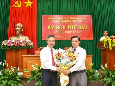 Ông Trần Thanh Dũng làm Chủ tịch thành phố Bà Rịa