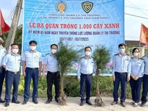 Nam Định: Trồng 1.000 cây xanh "Đời đời nhớ ơn Bác Hồ"