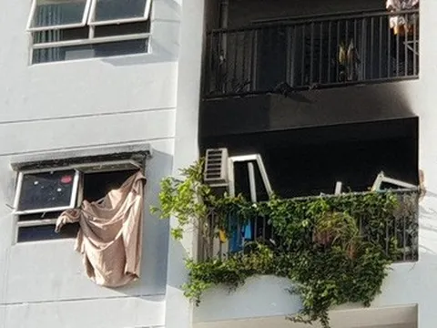 TP.HCM: Cháy tại chung cư Carillon 5, 2 người tử vong khi đang ngủ