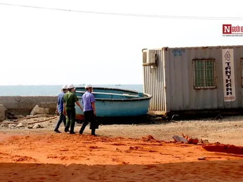 Bình Thuận đề nghị làm rõ 350m đoạn kè bờ biển nghi vấn sai vị trí