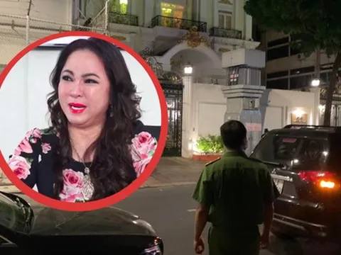 NGAY LÚC NÀY: Nhiều công an đang có mặt tại biệt thự của bà Nguyễn Phương Hằng