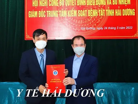 CDC Hải Dương có giám đốc mới sau sự cố lãnh đạo bị bắt vì liên quan đến Việt Á
