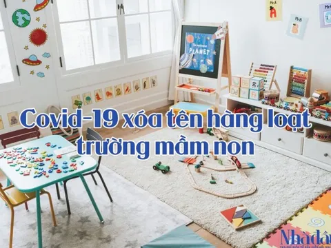 COVID-19 xóa tên hàng loạt trường mầm non