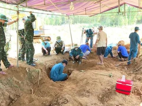 Tìm thấy 25 hài cốt liệt sĩ từ thông tin của cựu binh Mỹ