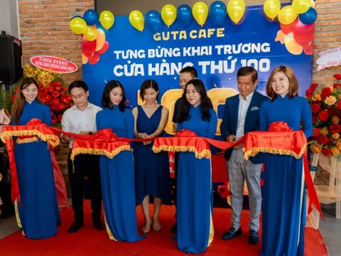 Guta cafe và hành trình đạt được cột mốc cửa hàng thứ 100