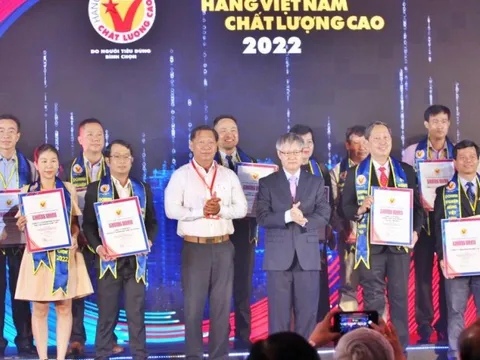 Vinh danh 524 doanh nghiệp đạt danh hiệu Hàng Việt Nam chất lượng cao 2022