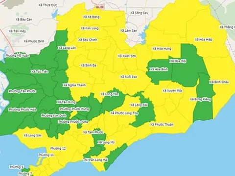Ca mắc Covid-19 giảm, Bà Rịa-Vũng Tàu ghi nhận 159 F0 cộng đồng