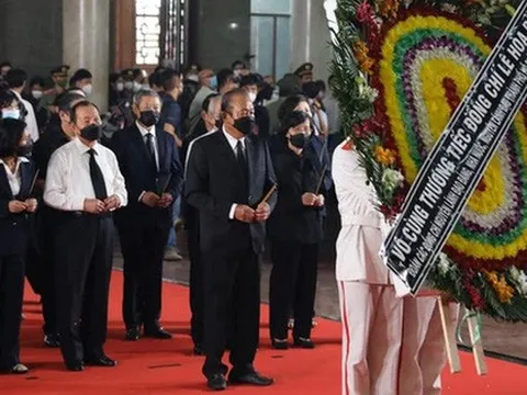 Lễ viếng Phó chủ tịch thường trực UBND TP.HCM Lê Hòa Bình