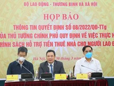 Chi 6.600 tỷ đồng hỗ trợ tiền thuê nhà cho 3,4 triệu người lao động