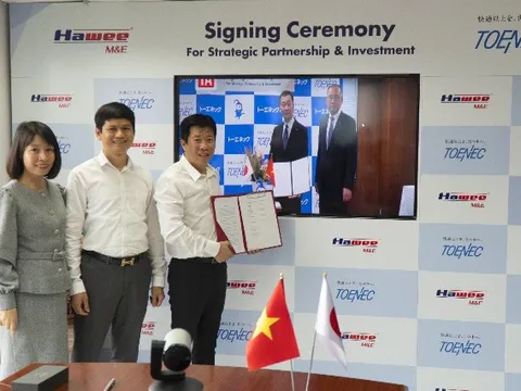 Hawee M&E và TOENEC Nhật Bản ký kết hợp tác chiến lược và đầu tư