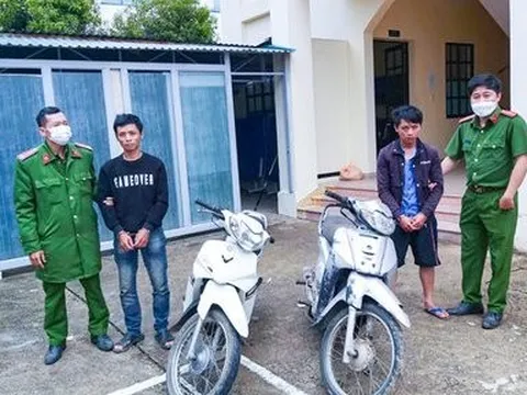 Lâm Đồng: Tạm giữ hình sự 2 đối tượng trộm cắp xe máy