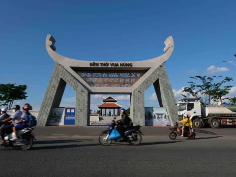 Đền thờ Vua Hùng ở Cần Thơ trước ngày khánh thành