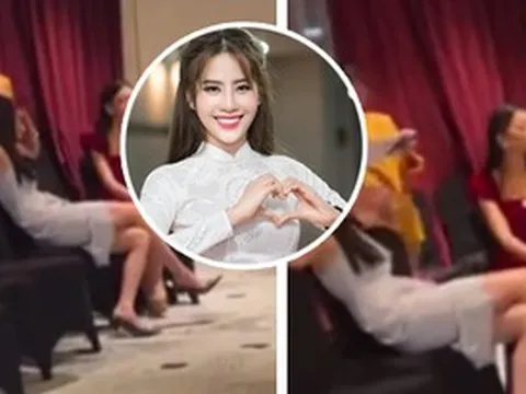 Nam Em có kiểu ngồi "gây khó chịu" ở Miss World 2022, tạo ra tranh cãi kịch liệt