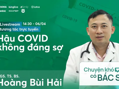 Hậu COVID không đáng sợ: Mọi thắc mắc, mời hỏi chuyên gia!