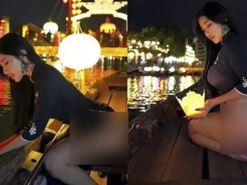 Trước khi khoe nội y ở Hội An, nữ người mẫu đã chụp ảnh phản cảm ở nhiều nơi khác