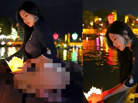 Tìm ra danh tính cô gái ngoại quốc mặc áo dài tạo dáng phản cảm ở Hội An