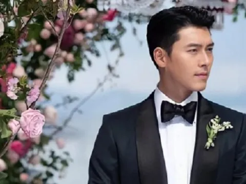 "Phát sốt" nhan sắc cực phẩm của chú rể Hyun Bin trong ngày cưới