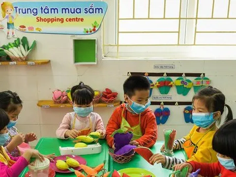 Hà Nội cho trẻ mầm non đi học từ 13/4