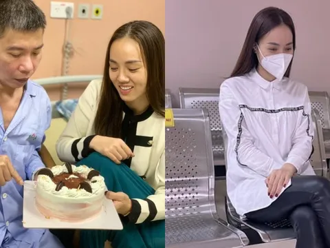 Vợ 3 NSND Công Lý bị hiểu lầm là người giúp việc, được cho xuất cơm khi chăm chồng ở viện