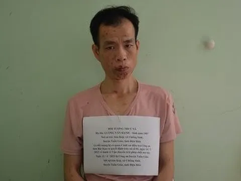 Điện Biên: Bắt giữ đối tượng truy nã đặc biệt nguy hiểm