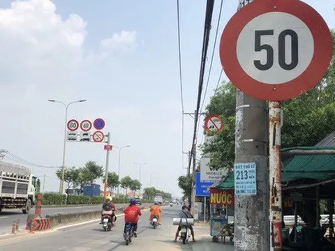Bị bắn tốc độ trên Quốc lộ 22, người vi phạm nói "Không thấy biển báo"