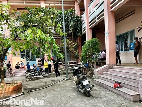 Cháy trong trường tiểu học ở Đồng Nai, một bé gái thiệt mạng