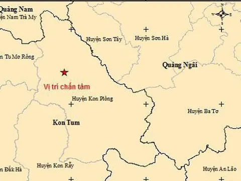 8 trận động đất liên tiếp tại Kon Tum gây rung lắc mạnh