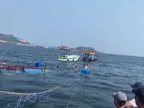 Khánh Hòa: Chìm tàu cá ở Tp.Cam Ranh, 3 người tử vong