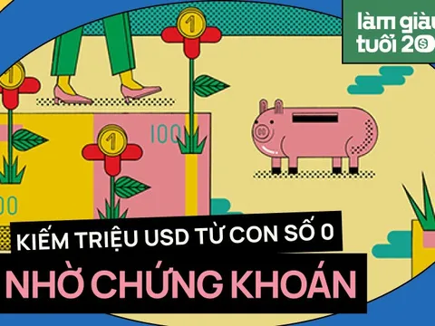 [Tiền đẻ ra tiền] Kiếm hàng triệu USD từ con số 0 bằng cách dồn hết tài sản vào đầu tư cổ phiếu