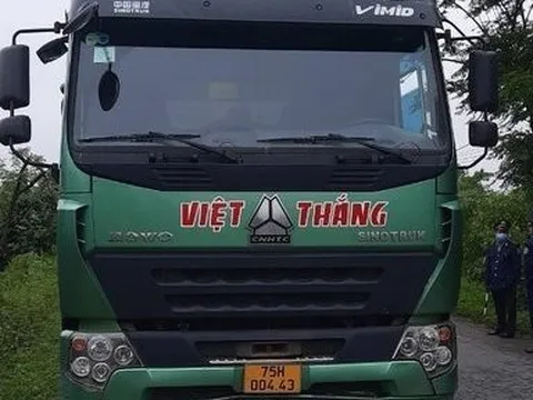 Phạt 340 triệu đồng một công ty từ Huế ra Quảng Trị chở cát quá tải
