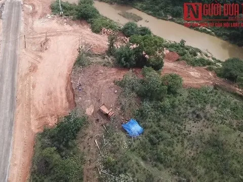 Kon Tum: Thi công quốc lộ 24, ruộng của hàng trăm hộ dân bị vùi lấp