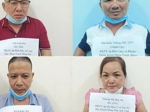 Đồng Nai: Tạm giữ 5 đối tượng đánh bạc qua mạng, thu giữ hơn 100 triệu đồng