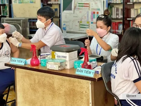 Tp.HCM: Hơn 93.000 trẻ từ 5 đến dưới 12 tuổi đã tiêm vắc-xin phòng Covid-19