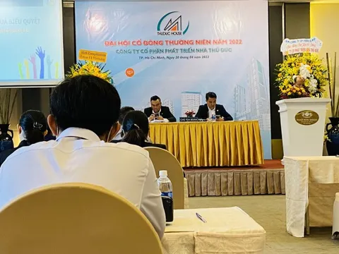 ĐHĐCĐ Thuduc House (TDH): Tháng 5/2022 sẽ hoàn tất trả nợ thuế để gỡ được các phong toả, muốn lấy lại Chợ nông sản Thủ Đức cùng dự án từng bán lúc "kẹt tiền"
