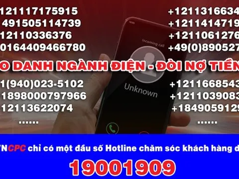Nhiều số điện thoại giả danh ngành điện gọi đòi tiền điện tại miền Trung – Tây Nguyên