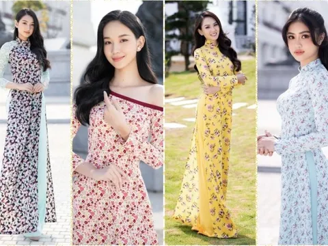 Miss World Vietnam 2022: Thí sinh khoe sắc rạng ngời trong tà áo dài