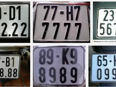 Bộ Công an đang lấy ý kiến thí điểm lựa chọn biển số ô tô qua đấu giá