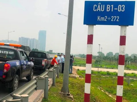 Cận cảnh đoạn cáp bị cắt đứt khiến cao tốc về Hà Nội - Hải Phòng 'tê liệt'