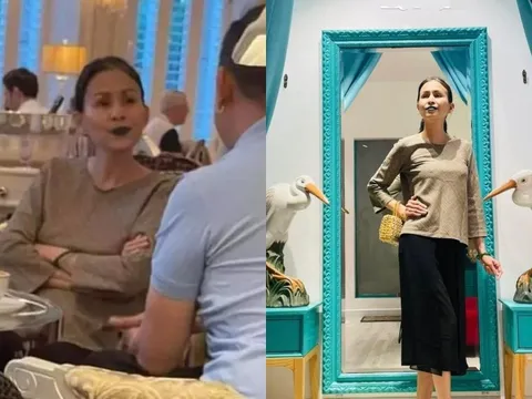 Vợ cũ Huy Khánh gây sốc với lối trang điểm không giống ai