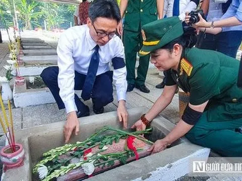 Phó Thủ tướng Vũ Đức Đam dự Lễ truy điệu, an táng 28 liệt sĩ đặc công Rừng Sác