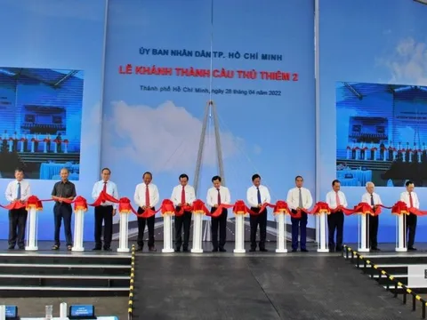 Phó Thủ tướng Lê Minh Khái dự khánh thành cầu Thủ Thiêm 2