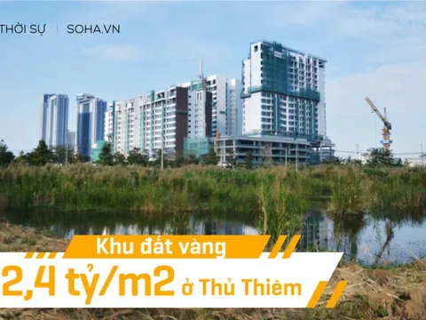 Cảnh khó tin ở lô đất vàng đắt kỉ lục 2,4 tỷ/m2 ở TP HCM: Những vũng 'trâu đằm' hơn tỷ đô