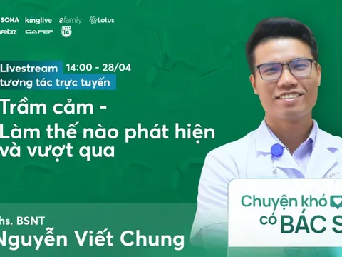 Livestream với chuyên gia: Rối loạn trầm cảm - Làm thế nào để phát hiện và vượt qua?