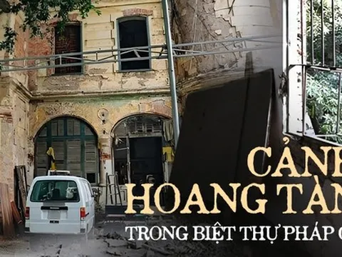Bên trong căn biệt thự Pháp cổ hoang tàn rộng gần 1.000m2 trên khu đất "kim cương" 2 mặt tiền ở Hà Nội