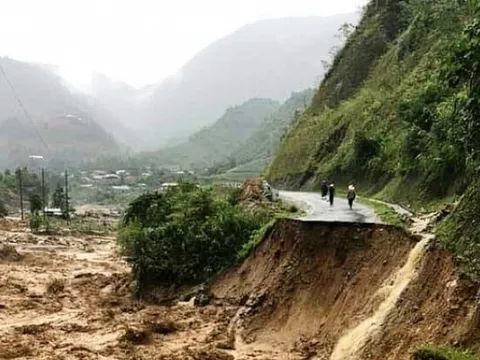 Cảnh báo áp thấp gây lũ quét và sạt lở đất dịp nghỉ lễ