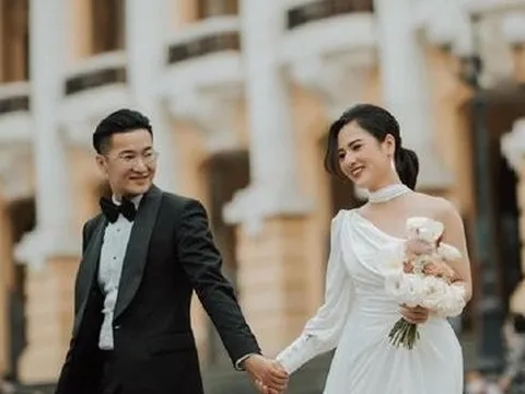 Ảnh cưới đẹp lung linh của diễn viên Việt Hoa