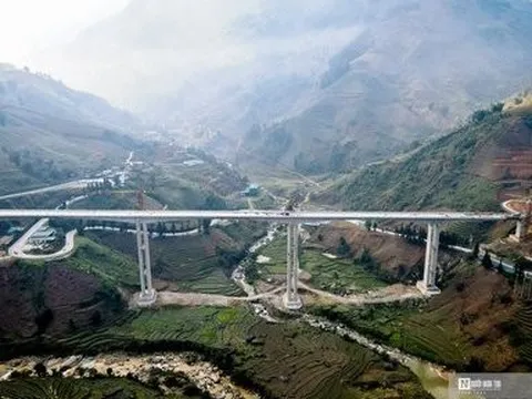 Cận cảnh cầu cạn cao nhất Việt Nam sắp hoàn thành